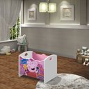 Ver imagem 1 de Caixa Baú Organizadora de Brinquedos infantil MDF Peppa Rosa