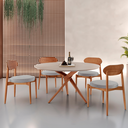 Luna / Imbuia Natural / Off White