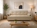 Ver imagem 1 de Sofa Iris 2.10 Bau e Cama Nobly Linho Capuccino