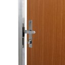 Ver imagem 4 de Kit Porta de Madeira Lisa 212x85cm com Batente de Alumínio 3,6cm Ecomadeiral MGM Abertura Direita Marrom/Mogno