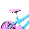 Bicicleta Infantil Aro 16 Nylon Cor Azul Claro e Rosa - 3