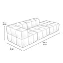 Ver imagem 3 de Sofá Modular 3 Lugares Kappesberg Boucle Titanio