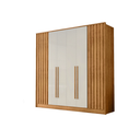 Ver imagem 1 de Guarda Roupa Navegantes Roupeiro 6 Portas 6 Gvts Cedro/areia