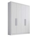 Ver imagem 1 de Guarda Roupa Solteiro 4 Portas 3 Gavetas MDF Moderni Plus Novo Horizonte