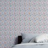 Papel de Parede Lavável Floral Azul Delicado Flores Naturais Decorativo Quarto Sala Cozinha 18m - 5