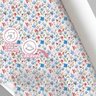 Papel de Parede Lavável Floral Azul Delicado Flores Naturais Decorativo Quarto Sala Cozinha 18m - 3