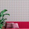 Papel de Parede Lavável Floral Azul Delicado Flores Naturais Decorativo Quarto Sala Cozinha 18m - 1