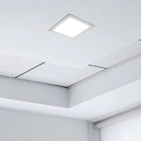 Painel Led 40x40 Quadrado Branco Embutir 30w 6500k Foxlux