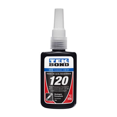 Trava Parafuso At120 Vermelho 50 Gramas - Tekbond 10141004300