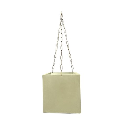 Vaso Planta 20x20 Pendurar Samambaia Trepadeira Polietileno BGPLASTICOS V1020ST BEGE CASTANHA 012
