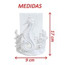Ver imagem 2 de Enfeite de Resina Porta Velas Design Decorativo 17cm X 9cm