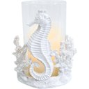 Ver imagem 3 de Enfeite de Resina Porta Velas Design Decorativo 17cm X 9cm