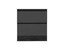 Ver imagem 1 de Balcão 1 Porta 1 Gaveta 0,80m Para Cooktop Com Tampo Lotus Grafite - FdECOR