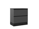 Ver imagem 3 de Balcão 1 Porta 1 Gaveta 0,80m Para Cooktop Com Tampo Lotus Grafite - FdECOR