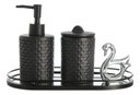 Ver imagem 3 de Kit Banheiro com Bandeja e Cisne 2289 - Preto