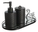 Ver imagem 1 de Kit Banheiro com Bandeja e Cisne 2289 - Preto