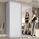 Ver imagem 5 de Guarda Roupa Solteiro com Espelho 2 Portas em BP Belluno