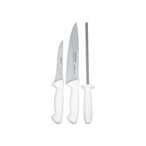 Jogo de Facas 3 Peças, Tramontina, Premium Branco