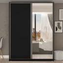 Ver imagem 2 de Guarda Roupa Solteiro com Espelho 2 Portas em BP Belluno 