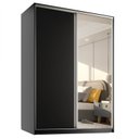 Ver imagem 3 de Guarda Roupa Solteiro com Espelho 2 Portas em BP Belluno 