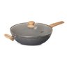 Oster Panela Wok com Tampa 5,5l, 31,5cm Corpo em Aluminio e Revestimento Ceramico Marble Edition - D - 1
