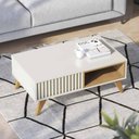 Ver imagem 1 de Mesa de Centro para Sala Off White Freijo Jeri Colibri