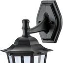 Ver imagem 3 de Kit 12 Arandelas de Parede Luminárias Externas Preta Clássica Colonial Lâmpada E27 Dital