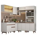 Ver imagem 3 de Armário de Cozinha Completa de Canto 402cm Branco Reims Madesa 01