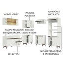 Ver imagem 5 de Armário de Cozinha Completa de Canto 402cm Branco Reims Madesa 01