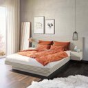 Ver imagem 2 de Cama Casal/Queen com Cabeceira e Mesa de Apoio Samambaia CabeCasa MadeiraOriginals