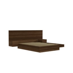 Cama Casal/Queen com Cabeceira e Mesa de Apoio Samambaia CabeCasa MadeiraMadeira - 5