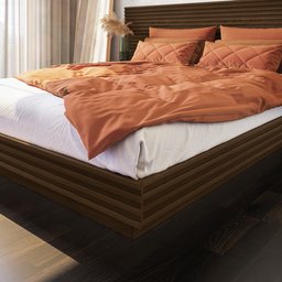 Cama Casal/Queen com Cabeceira e Mesa de Apoio Samambaia CabeCasa MadeiraMadeira - 8