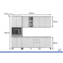 Ver imagem 3 de Kit Modulado 5 Peças 12 Portas Bless CZ669 Off Linea