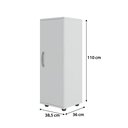 Ver imagem 5 de Sapateira Organizador Armário Multiuso Viena 1 Porta Multifuncional Cor Branco