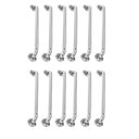 Ver imagem 1 de Alça de Apoio 40cm Barra Inox Kit 12 Unidades Banheiro Deficiente Cadeirante Idoso Acessibilidade Se
