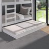Cama Auxiliar Solteiro com Colchão Incluso Multimóveis CR35104 Branco - 4