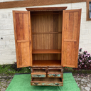 Ver imagem 4 de Guarda Roupa 2 Portas em Madeira de Demolição Sudeste Rústico