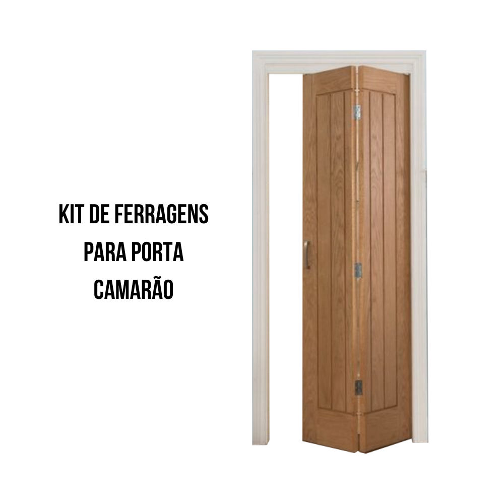 Kit Ferragens p/ Porta Camarão Completo 80cm Natural - Alfer - 3