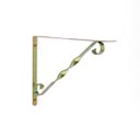 Ver imagem 1 de Suporte Decorado Mão Francesa para Prateleira 30 cm Bicromatizado