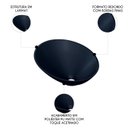 Ver imagem 3 de Cuba Pia para Banheiro Meia Lua 39cm Thaís C08 Preto - Mpozenato