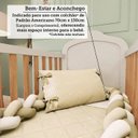 Ver imagem 7 de Kit Peroba Berço Elô Off White/Amêndoa + Capitonê Cor Areia