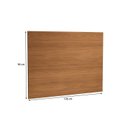 Ver imagem 2 de Painel para TV 120cm x 90cm Linha Liga Modulado Marrom Canela