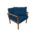 Ver imagem 2 de Poltrona Decorativa Luxo Safira Dora Bela Califónia 129