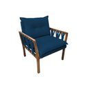 Ver imagem 1 de Poltrona Decorativa Luxo Safira Dora Bela Califónia 129