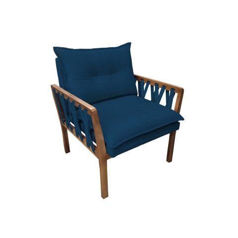 Poltrona Decorativa Luxo Safira Dora Bela Califónia 129