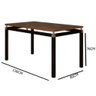 Conjunto Mesa Sala de Jantar C/ 6 Cadeiras 121 Preto - 3
