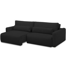 Sofá Retrátil Reclinável para Sala de Estar Living 240cm Sevilha F04 Veludo Preto - 7