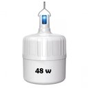 Ver imagem 1 de Lâmpada de Led Bulbo Emergência Recarregavel Portatil Potência 48w