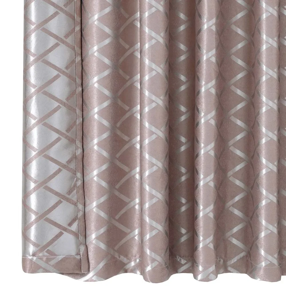 Cortina Corta Luz Tecido com Brilho- Taupe 3.60m X 2.50m - 2