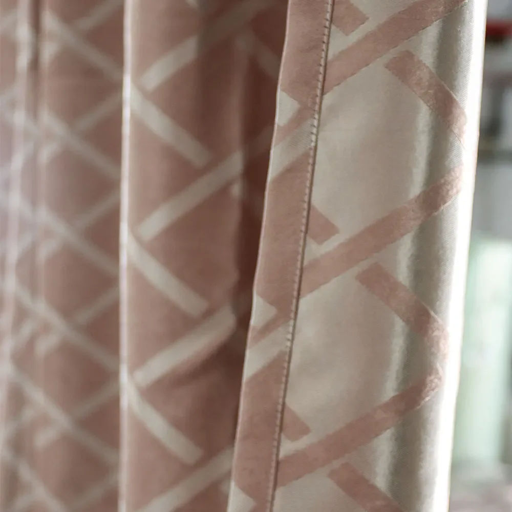 Cortina Corta Luz Tecido com Brilho- Taupe 3.60m X 2.50m - 4